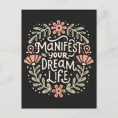 夢の人生の肯定を明らかにする ポストカード (正面)