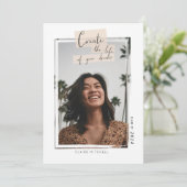 夢の人生を創る卒業写真 案内状 (スタンド正面)