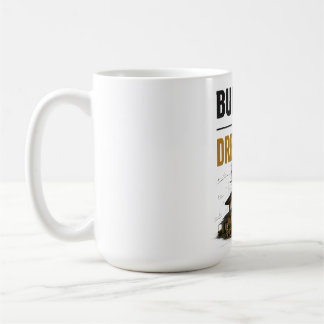 夢の人生を築く - 完璧より進歩 コーヒーマグカップ
