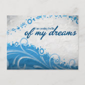 「夢の人生」モチベーション肯定 ポストカード (正面)