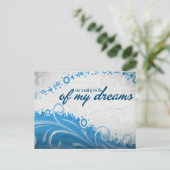 「夢の人生」モチベーション肯定 ポストカード (スタンド正面)