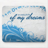 「夢の人生」モチベーション肯定 マウスパッド (正面)