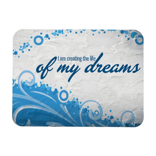 「夢の人生」モチベーション肯定 マグネット (横)