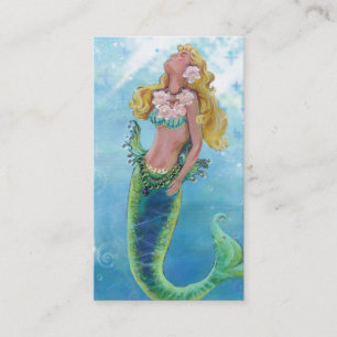 夢の人魚絵画のひいさま 名刺