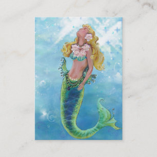 夢の人魚絵画のひいさま 名刺