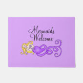 夢の人魚-人魚の歓迎 ドアマット (正面)