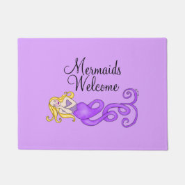 夢の人魚-人魚の歓迎 ドアマット