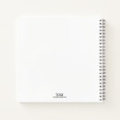 「夢の人」の詩が入ったマーメイドノート ノートブック (裏面)