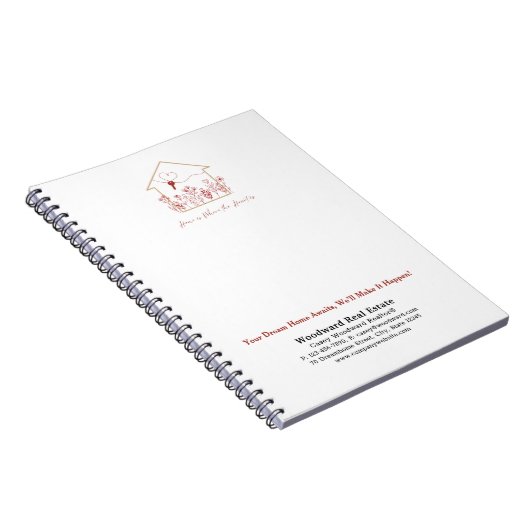 夢の住まいが待っています | 手頃な価格のマーケティング不動産 ノートブック (右側)