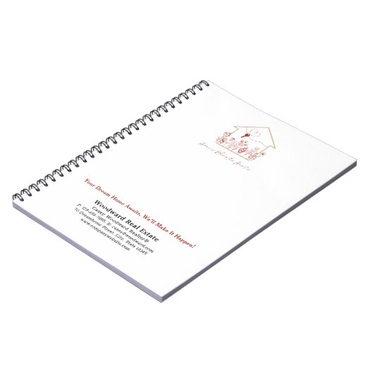 夢の住まいが待っています | 手頃な価格のマーケティング不動産 ノートブック (左側)