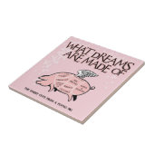 夢の作り方 – 豚飛んでいる切り タイル (側面)