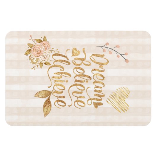 夢の信じ成果 マグネット (横)