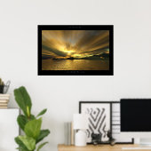 夢の光の朝 ポスター (ホームオフィス)