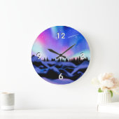 夢の光 ラージ壁時計 (ホーム)