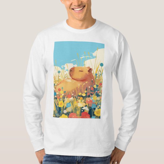 夢の分野のキャピバラ Tシャツ (正面)