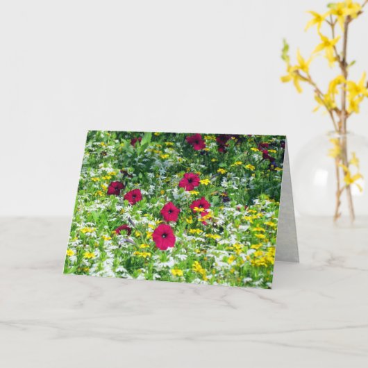 夢の分野 カード (黄色い花)