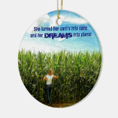 夢の分野 セラミックオーナメント (左)