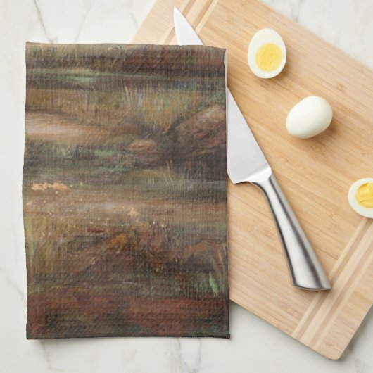 夢の分野I キッチンタオル (四つ折り)