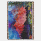 夢の国のタペストリー スローブランケット (正面縦)