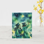 夢の均衡:心からの祝福 カード (黄色い花)