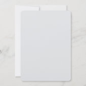 夢の城でのロイヤルベビーシャワー 招待状 (裏面)