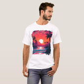 夢の夕焼けホライズンシャツ Tシャツ (正面フル)