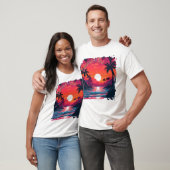 夢の夕焼けホライズンシャツ Tシャツ (ユニセックス)
