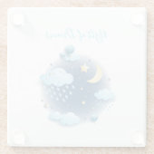 夢の夜 ガラスコースター (裏面)