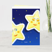 夢の夜、グリーティングカード カード (裏面)