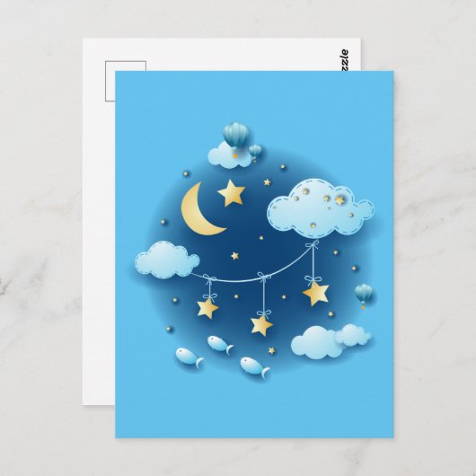 夢の夜 ポストカード (正面/裏面)