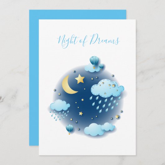 夢の夜 招待状 (正面/裏面)