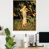 夢の夢を見る人:霊のような存在 ポスター (ホームオフィス)