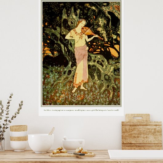 夢の夢を見る人：霊のような存在 ポスター (キッチン)