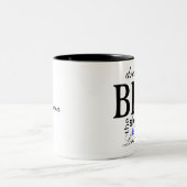 夢の大きいコーヒー・マグ ツートーンマグカップ (中央)