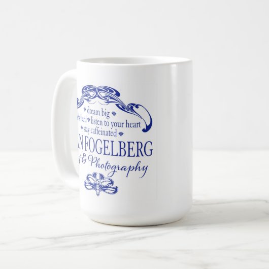 夢の大きいマグ コーヒーマグカップ (正面左)