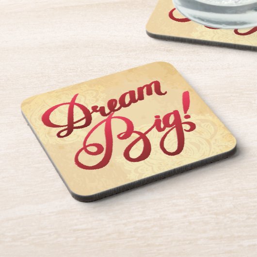 夢の大きい赤 コースター (左側)