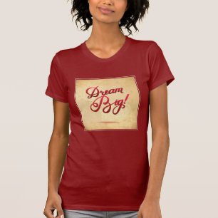 夢の大きい赤 Tシャツ
