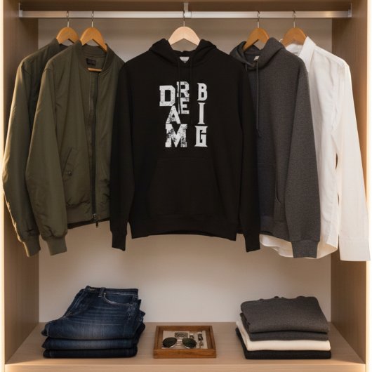 夢の大きい |のインスパイア引用文 パーカ