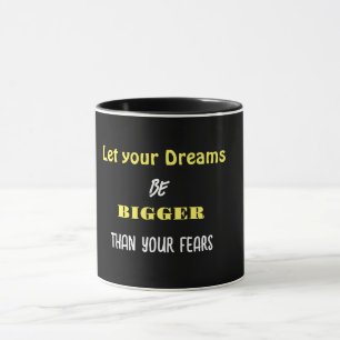 夢の大きい、より大きい究極のMUGやる気を起こさせる マグカップ