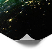 夢の大きい、仕事の懸命、それを実現させる引用文 ポスター (角)