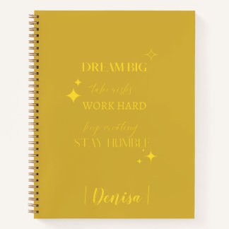 夢の大きい |名前の履歴の追加 ノートブック