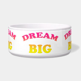 夢の大きい。 装飾的な勾配のテキスト ボウル