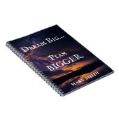 夢の大きい、計画を大きく – 夜空カスタマイズ可能 ノートブック (右側)