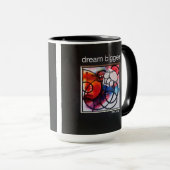 "夢の大きい"飲料マグカップ マグカップ (正面右)