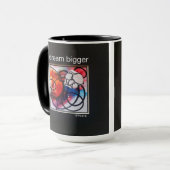 "夢の大きい"飲料マグカップ マグカップ (正面左)