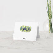 夢の大きいNotecard カード (裏面)