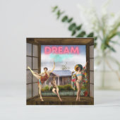 夢の大きく変更されたアートヴィンテージダンサーのフラットカード (スタンド正面)