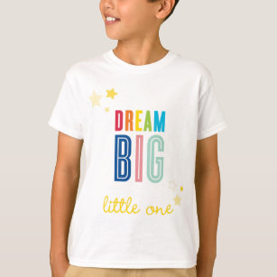 夢の大きく小さい1クールなタイポグラフィ明るい色 Tシャツ
