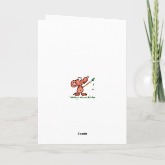 夢の大きく小さい1人の引用文のお祝いのベビー カード (裏面)