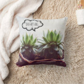 夢の大きなフレーズ多肉性エオニウム クッション (ブランケット)